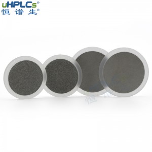 恒譜生超高壓PCTFE液相色譜耗材不銹鋼在線過濾器篩板，OD6.4*ID1.6*H1.6